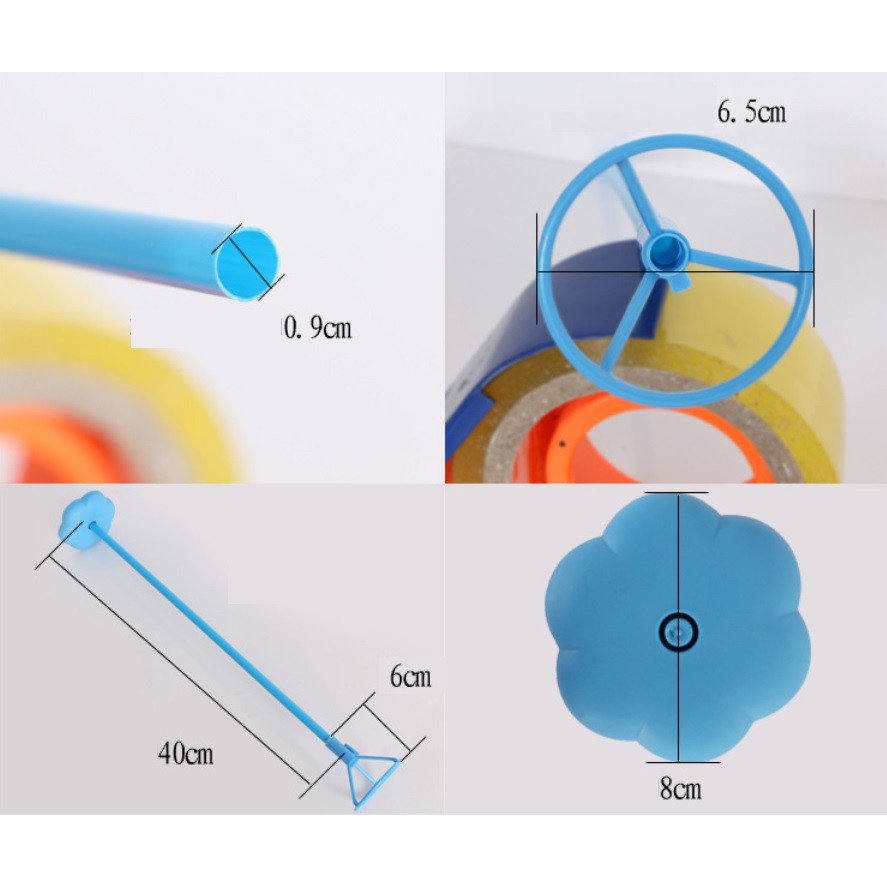 High Quality -6pcs Balloon Stand Base Table Desktop Support Holder Cup Stick Stand 40cm