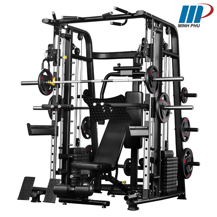 Giàn Tập Tạ Siêu Đa Năng M-888P Cho Gia Đình Và Phòng Gym ⚡Kết Hợp Với Khung Gánh Tập Squats +35 bài Tập