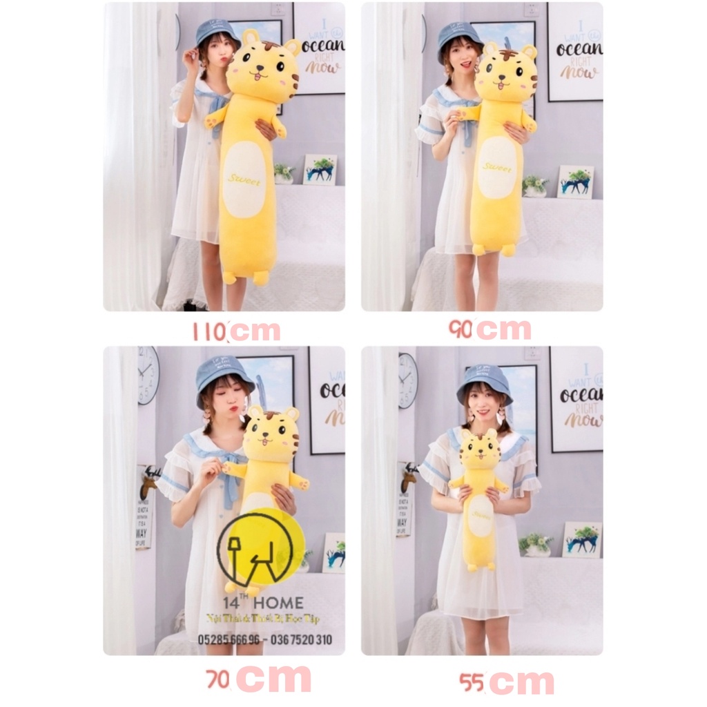 GẤU BÔNG GỐI ÔM Hình Thú Nhồi Bông Dễ Thương -Nỉ nhung cao cấp - mẫu mới