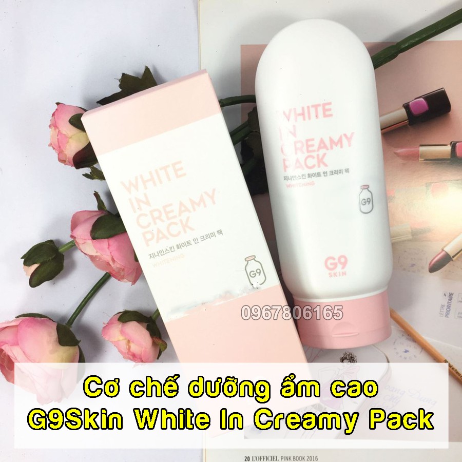 Kem dưỡng trắng – Kem ủ trắng toàn thân G9 SKIN White In Creamy Pack Hàn Quốc 200ml