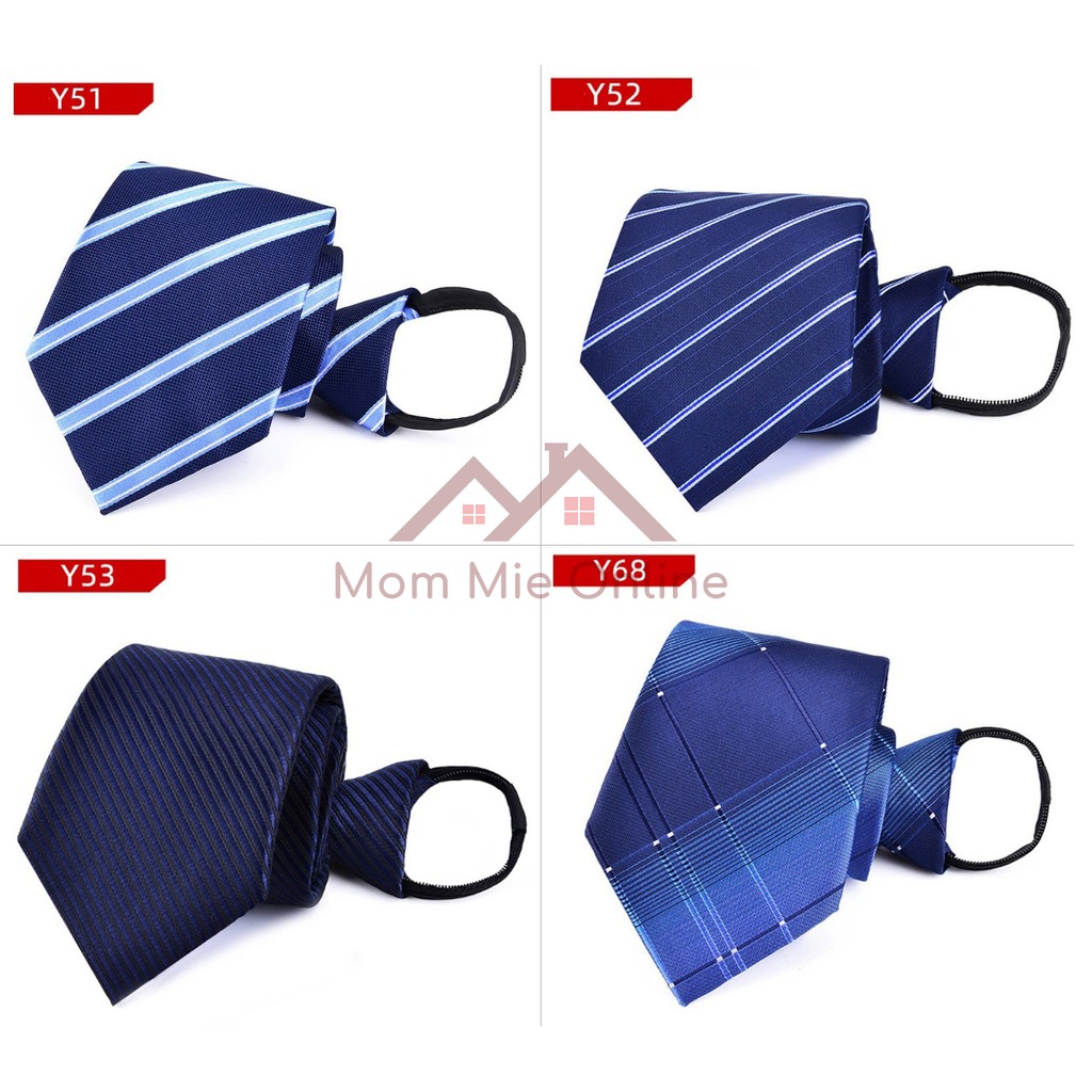 [Bản 8cm] Cà vạt nam THẮT SẴN hoặc TỰ THẮT, vải dày dặn, nhiều kiểu lựa chọn