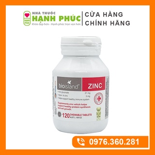 Kẹo Kẽm Bio Island Zinc Úc 120 Viên - Bổ Sung Kẽm Cho Bé Từ Úc