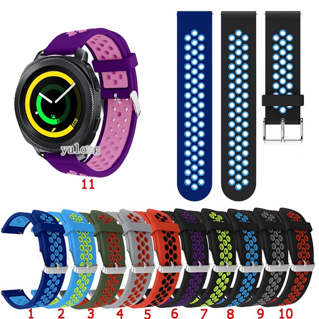 Dây đeo silicon cho đồng hồ thông minh Samsung Gear Sport Gear S2