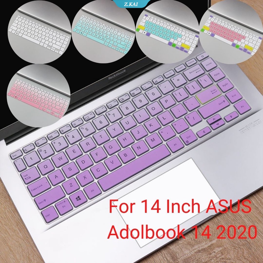 Miếng Silicone Mềm Che Phủ Bàn Phím Laptop Asus Adolbook 14 2020 vivobook K413 E410Ma vivobook m433ia m413 14 Inch