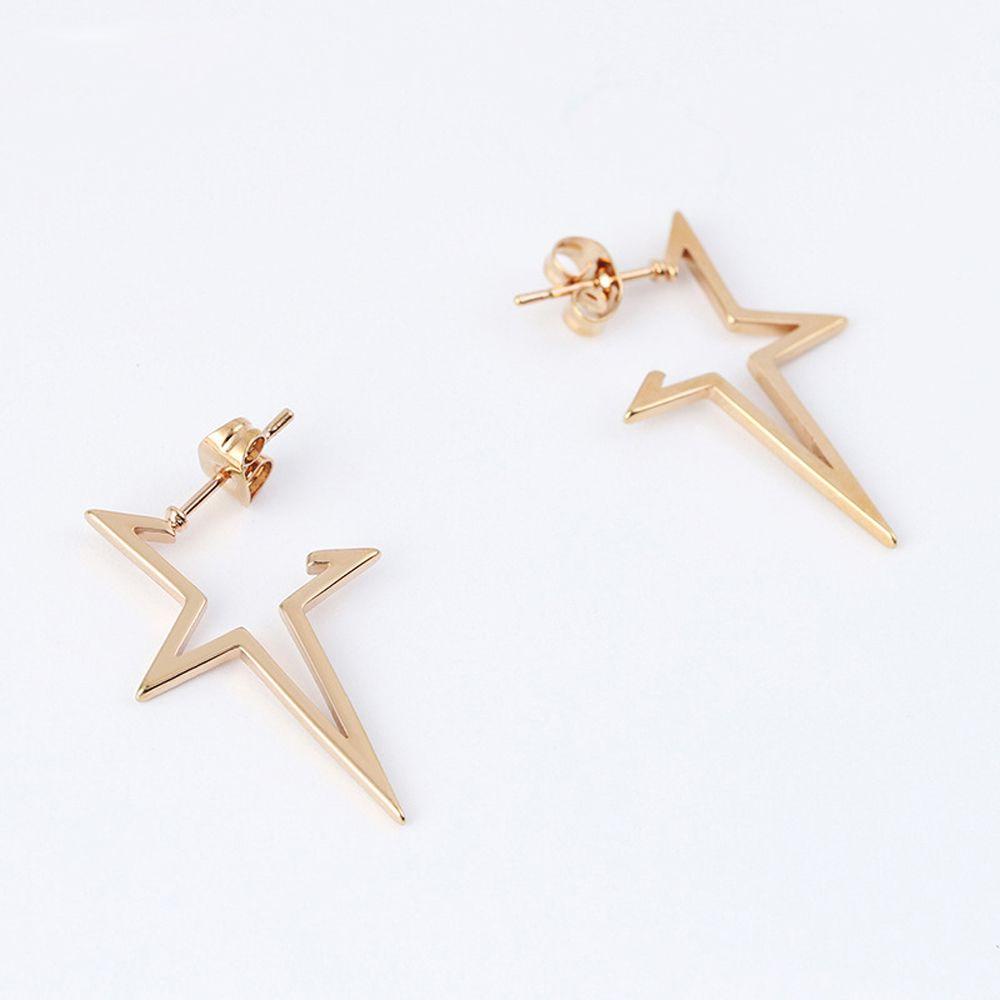 Khuyên Tai Lủng Lẳng Bằng Thép Không Gỉ Phong Cách Hiphop Thời Trang Cho Nữ