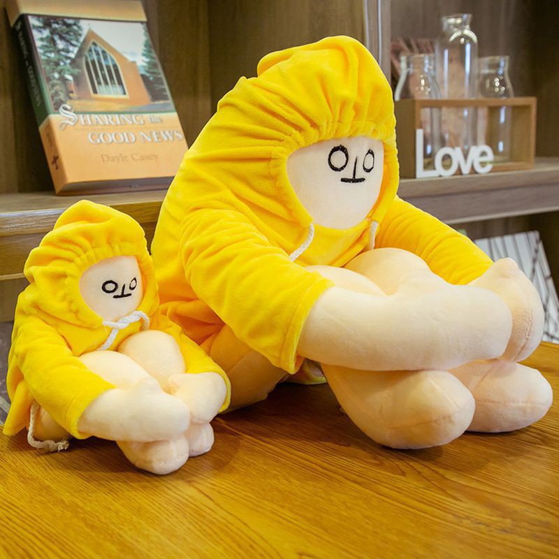 Đồ Chơi Người Chuối Trầm Cảm LELUSH Banana Man CAO CẤP SIZE  65cm Tạo Nhiều Kiểu Dáng TC - NHÓC