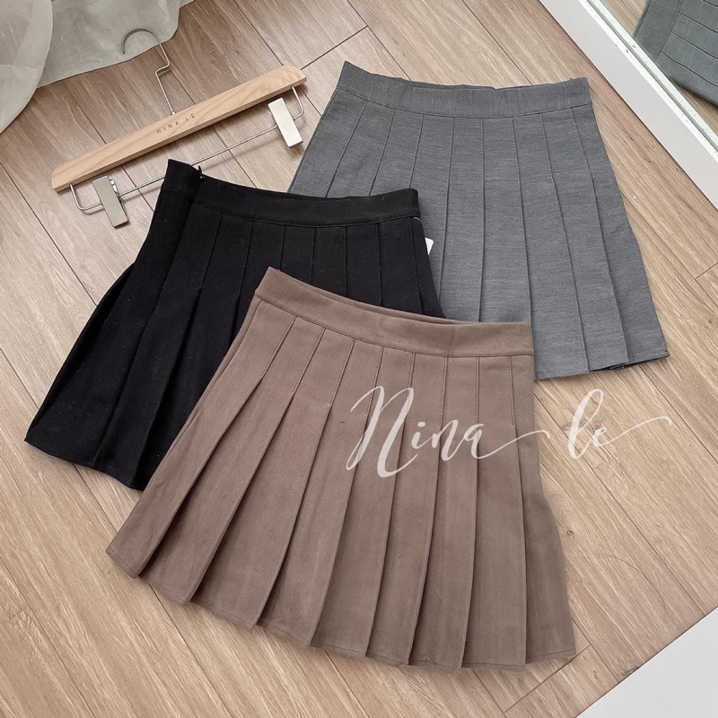 chân váy ly bóng chày