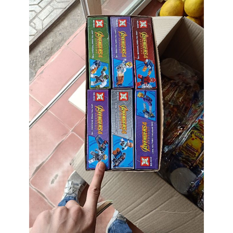 ninja go lắp ghép 12 hộp