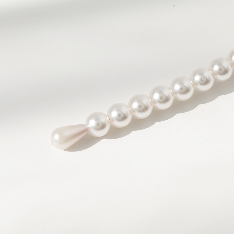 Băng Đô Cài Tóc Đính Ngọc Trai Đơn Giản Dễ Thương