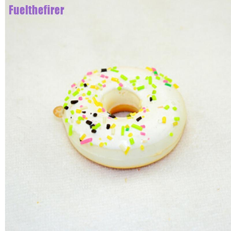 CHARMS Đồ Chơi Bóp Squishy Hình Bánh Donut Dễ Thương Nhiều Màu