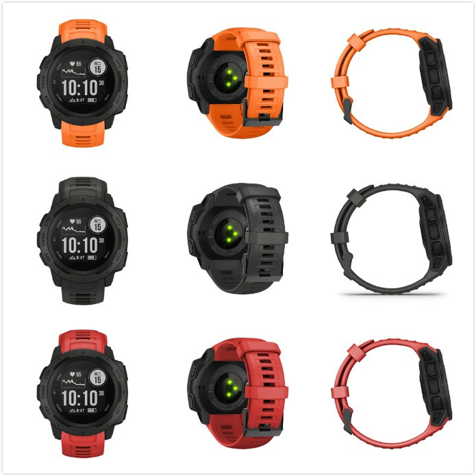 Dây đeo bằng silicon cho đồng hồ Garmin Instinct 22mm