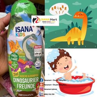 Sữa tắm gội Isana kids Dinosaurier