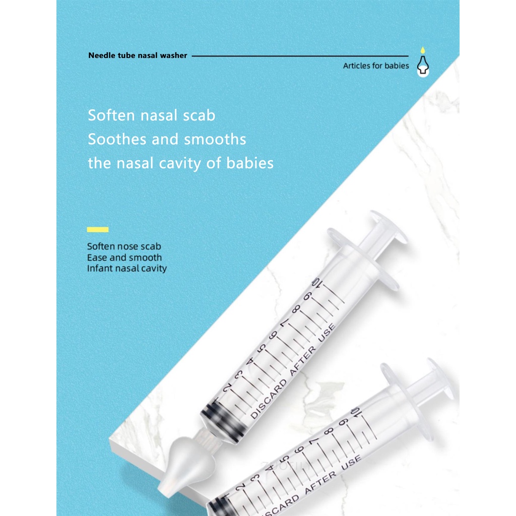 Set 2 Ống Làm Sạch Mũi 10ML Dành Cho Em Bé