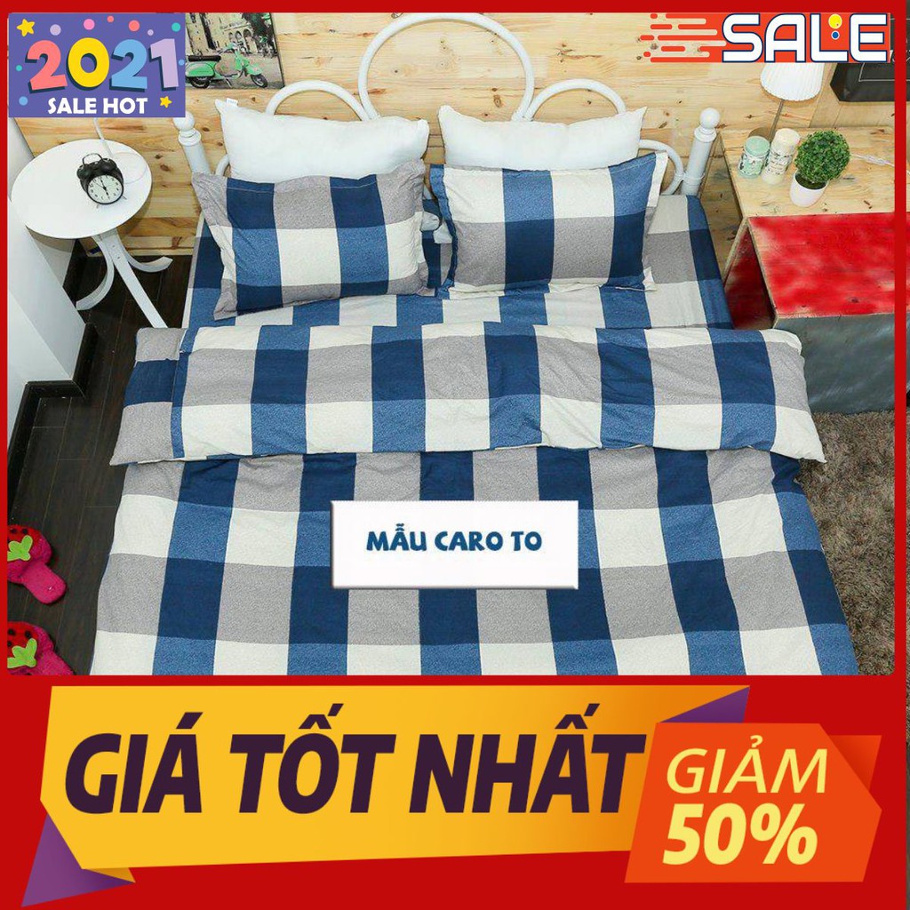 xả kho Vỏ chăn 1m8x2m lồng ruột có khóa kéo(karo to)