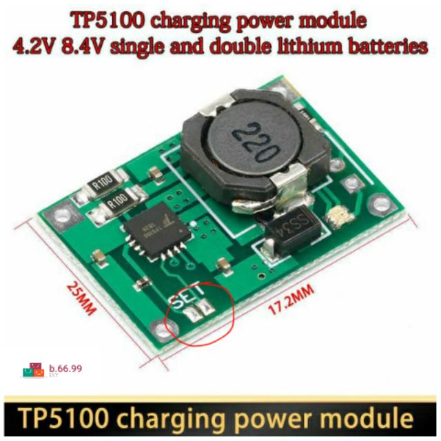 Mạch sạc pin đa năng 1s 4.2v 2s 7.4v