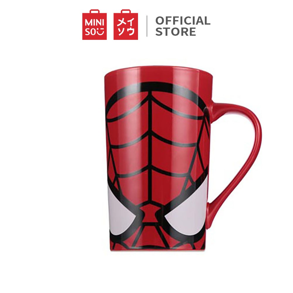 Cốc sứ Miniso in hình siêu anh hùng Marvel 550ml