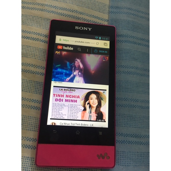 Máy nghe nhạc sony walkman F805 16g đẹp