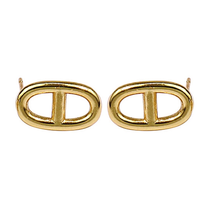 Bông Tai Hình Mũi Heo Bằng Thép Không Gỉ Đơn Giản Thời Trang|Bông Tai