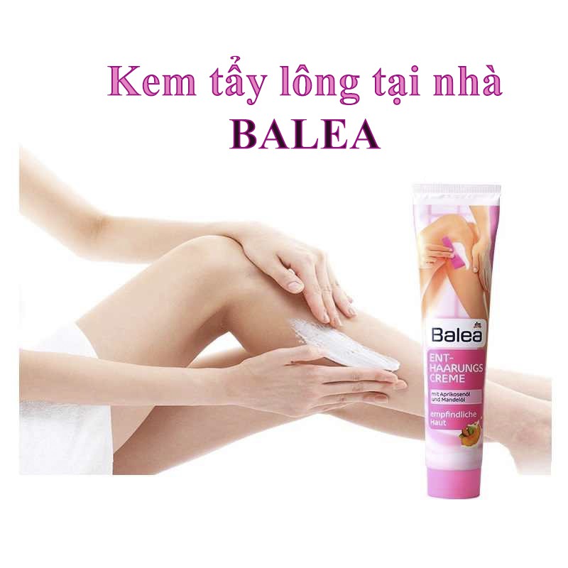 Kem tẩy lông Balea của Đức tại nhà tiện lợi - 125ml