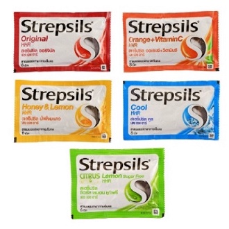 Kẹo ngậm ho đau họng Strepsils-gói 2 viên
