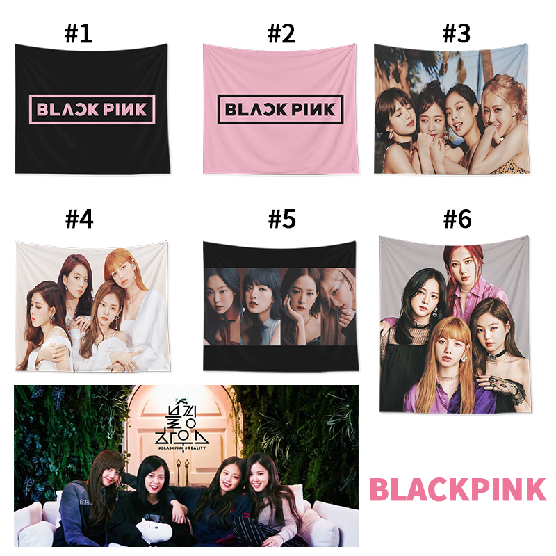 Thảm treo tường trang trí hình nhóm nhạc Blackpink