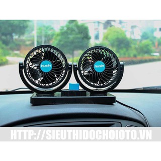 QUẠT ĐÔI MINI 12V TRÊN Ô TÔ