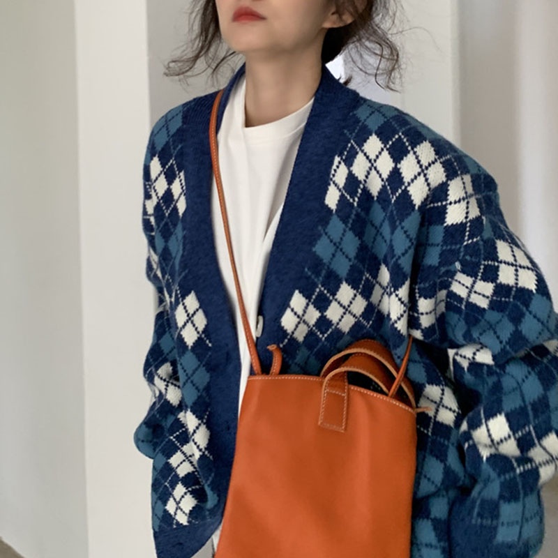 Áo khoác Cardigan dệt kim họa tiết sọc caro phong cách Hàn quốc 176390Khăn choàng đính đá thiết kế sành điệu cho nữ - Hà