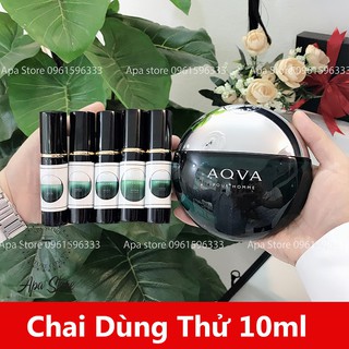 Nước Hoa Bvl Aqva Pour Homme Dành Cho Nam Dung Tích 10ml
