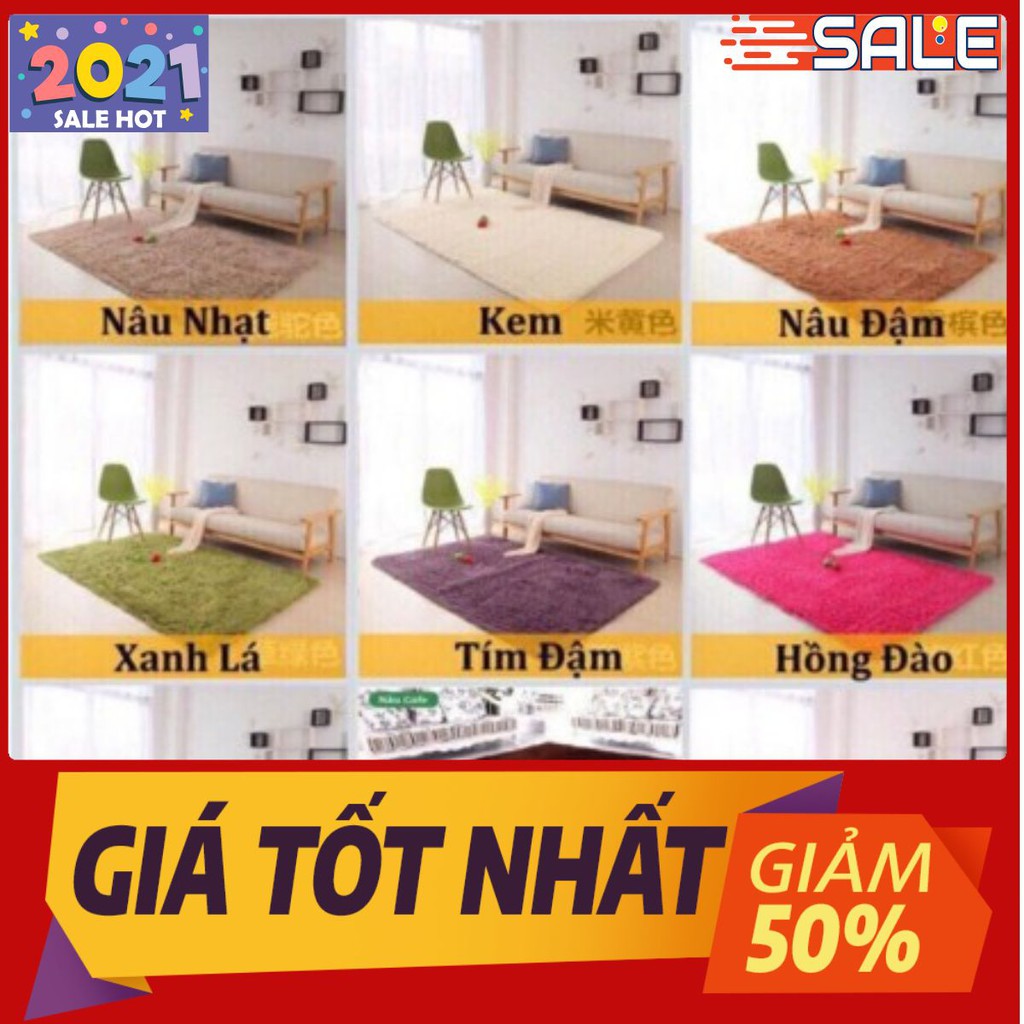 Thảm Lông Dài Trải Phòng Khách Cao Cấp 1m6x2m