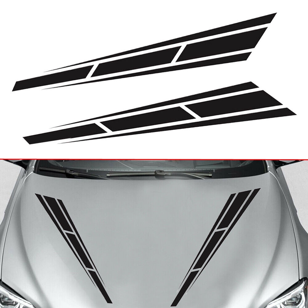 Tem Decal Kẻ Sọc Thể Thao Dán Trang Trí Nắp Capo Xe Ô Tô