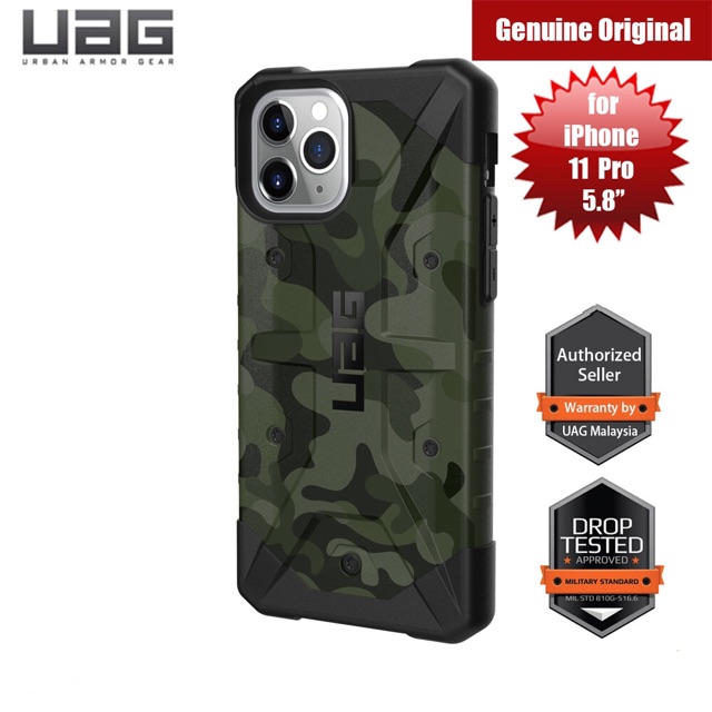 Ốp Điện Thoại Họa Tiết Rằn Ri Chống Sốc Uag Cho Iphone 12 11 Pro Max X Xr Xs Max 6 7 8 Plus Se2020 6p 7p 8p