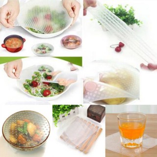 Combo 10 gói màng bọc thực phẩm silicon