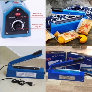 Máy Hàn Miệng Túi Nilon Dập Tay mini 20cm - dường hàn 2 mm