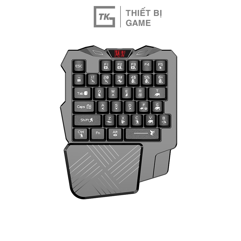Bàn phím gaming Kuwee K1 | Bàn phím một tay giả cơ gọn nhẹ