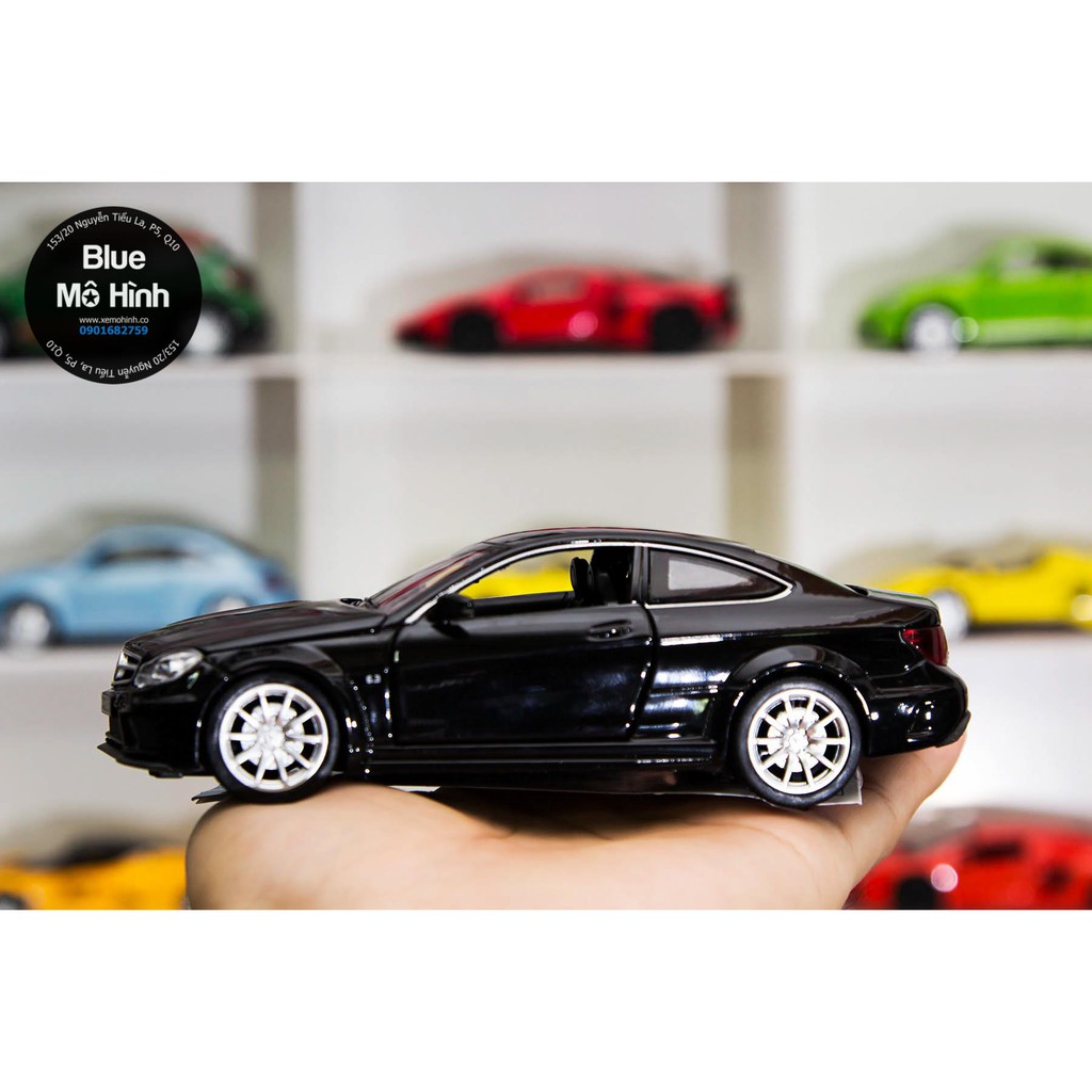 Blue mô hình | Xe mô hình Mercedes C63 Coupe Double Horses tỷ lệ 1:32