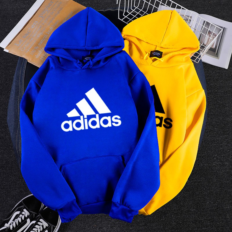 Áo Khoác Hoodie Adidas Tay Dài Dáng Rộng In Họa Tiết Thời Trang Dành Cho Nam Và Nữ | BigBuy360 - bigbuy360.vn