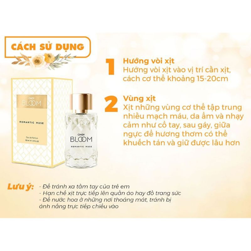 (4 MÙI) Nước hoa Cindy Bloom dành cho nữ 50ml | BigBuy360 - bigbuy360.vn