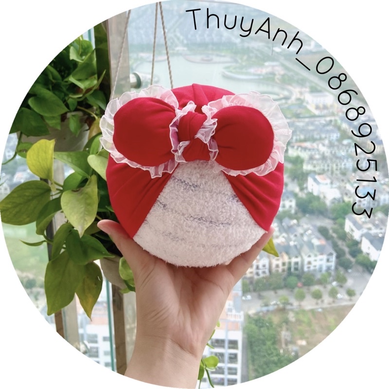 MŨ TURBAN CHO BÉ RẺ ĐẸP MŨ TUBAN THẮT NƠ XINH XẮN