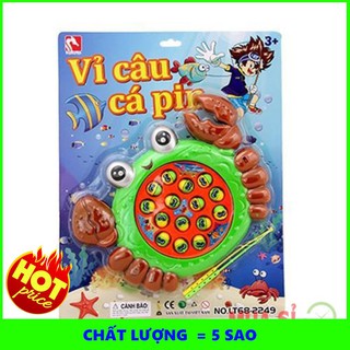 Đồ chơi câu cá hình con cua – RẺ NHẤT HÀ NỘI