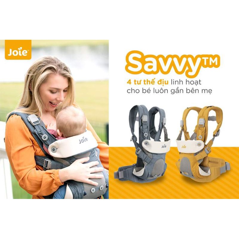 ĐỊU TRẺ EM - SAVVY JOIE MỀM, ĐẸP, SANG TRỌNG, AN TOÀN VỚI 4 TƯ THẾ ĐỊU LINH HOẠT