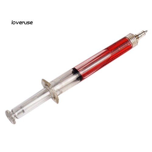Set 4 cây bút hình mũi tiêm dung dịch chất lỏng nhiều màu sắc cho học sinh