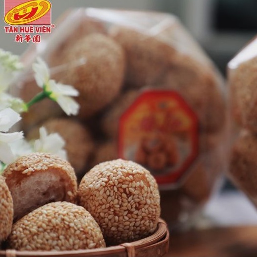 Mè láo Tân Huê Viên hộp 200g (Hộp kim cương)