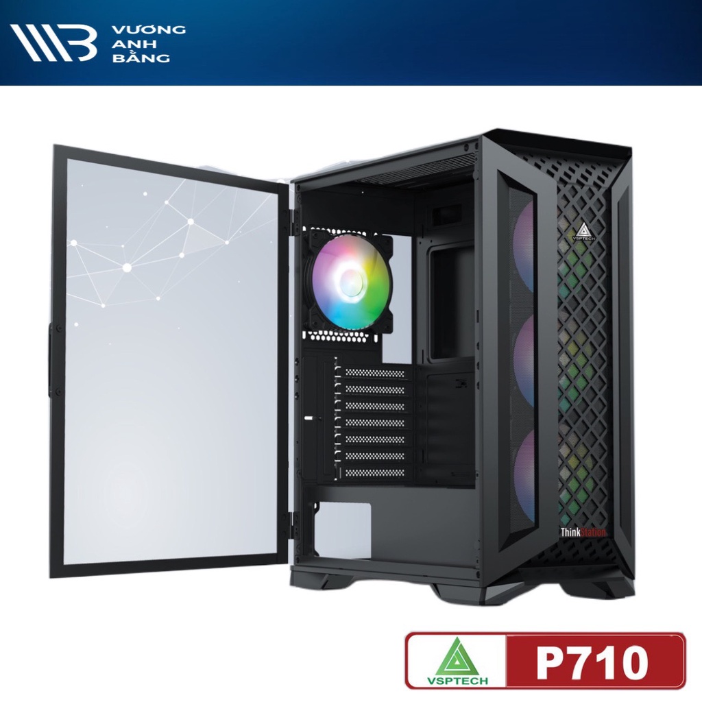 Vỏ Case Máy tính VSP P700 / P710 ThinkStation Chuẩn Full ATX  Siêu làm mát cho PC GAMING