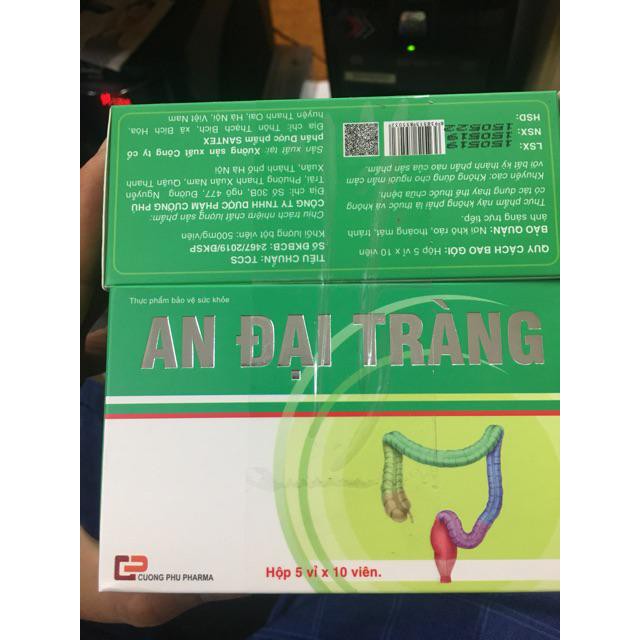 An đại tràng, Thải độc đại tràng, Hỗ trợ làm giảm viêm đại tràng cấp và mãn tính tăng cường chức năng tiêu hóa