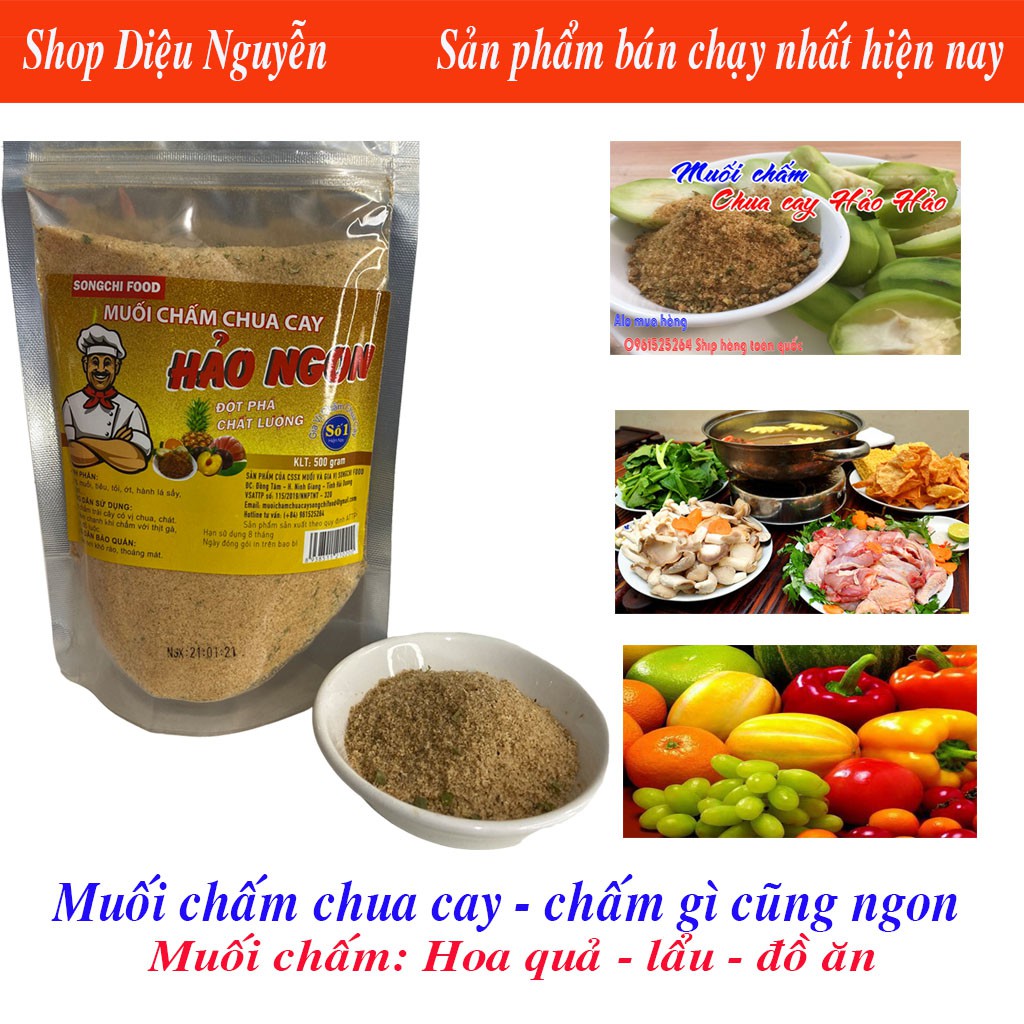 [ 500gram ] Muối chấm chua cay hảo hảo- songchi food