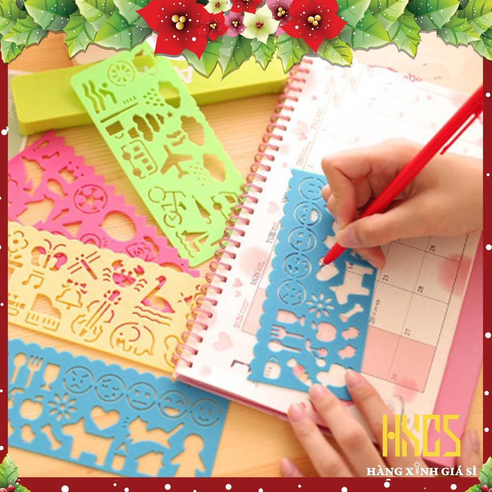 THƯỚC KẺ TIỆN ÍCH HOA VĂN CHO TRẺ.