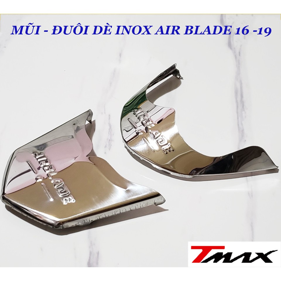 BỘ MỎ ĐUÔI DÈ INOX AIR BLADE 2016 - 2019