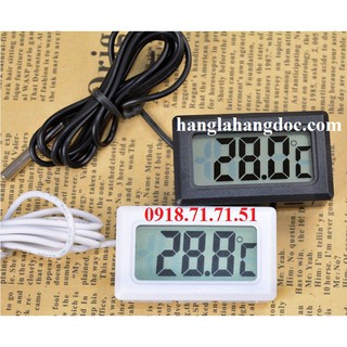 Nhiệt kế kỹ thuật số có đầu dò rời cho tủ mát, tủ đông, hồ thủy sinh,...