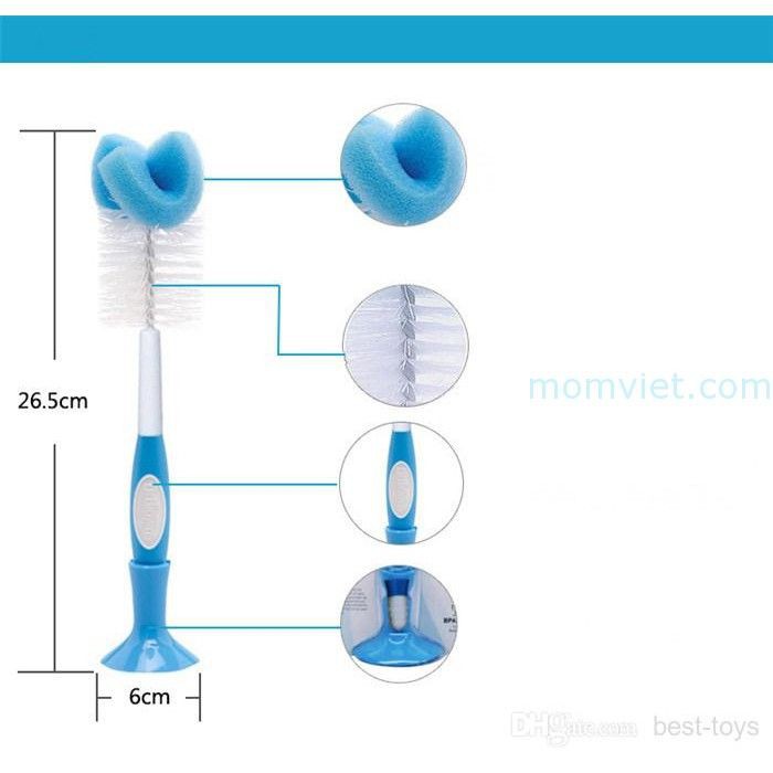 [SP CHÍNH HÃNG]Cọ rửa bình sữa siêu mềm Dr Brown's nhiều màu