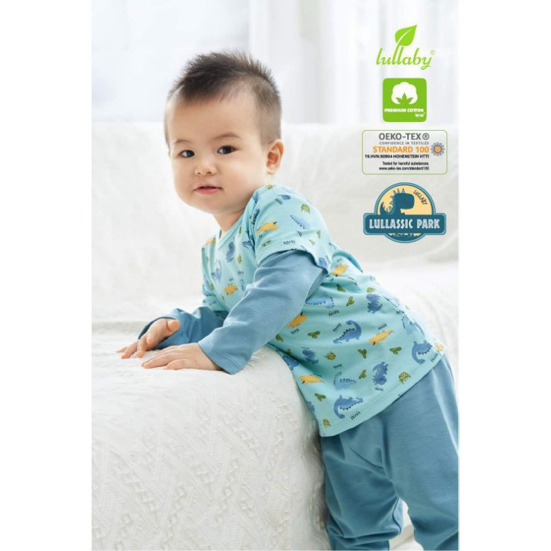 [FAFRINW05 giảm tối đa 30k đơn 150k]Bộ tay nối họa tiết cho bé trai Lullaby [sale]